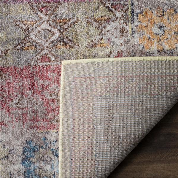 Safavieh Bristol Geometric Rug - 2.3-ft x 8-ft - Polyester - Multicolour