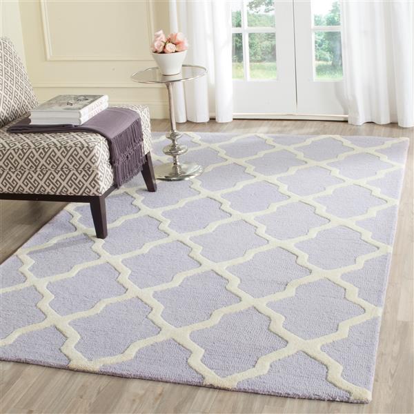 Safavieh Cambridge Trellis Rug - 2.5-ft x 4-ft - Wool - Lavender