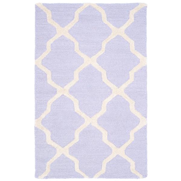 Safavieh Cambridge Trellis Rug - 2.5-ft x 4-ft - Wool - Lavender