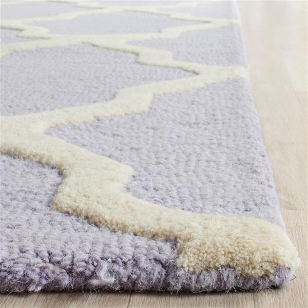 Safavieh Cambridge Trellis Rug - 2.5-ft x 6-ft - Wool - Lavender