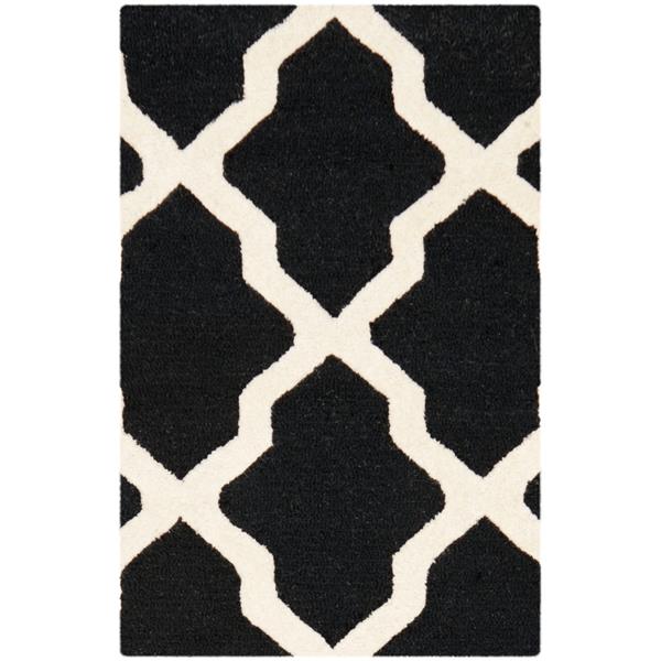 Safavieh Cambridge Trellis Rug - 2-ft x 3-ft - Wool - Black