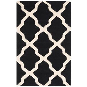 Safavieh Cambridge Trellis Rug - 2.5-ft x 4-ft - Wool - Black