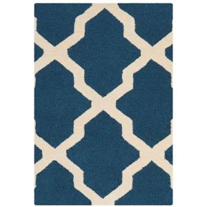 Safavieh Cambridge Trellis Rug - 2-ft x 3-ft - Wool - Blue