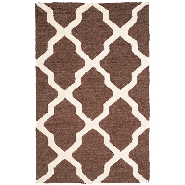 Safavieh Cambridge Trellis Rug - 2.5-ft x 4-ft - Wool - Brown