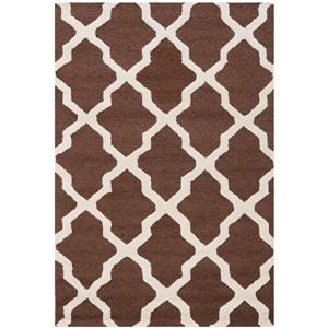 Safavieh Cambridge Trellis Rug - 3-ft x 5-ft - Wool - Brown