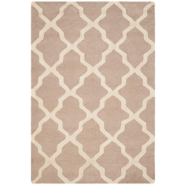 Safavieh Cambridge Trellis Rug - 2.5-ft x 4-ft - Wool - Beige
