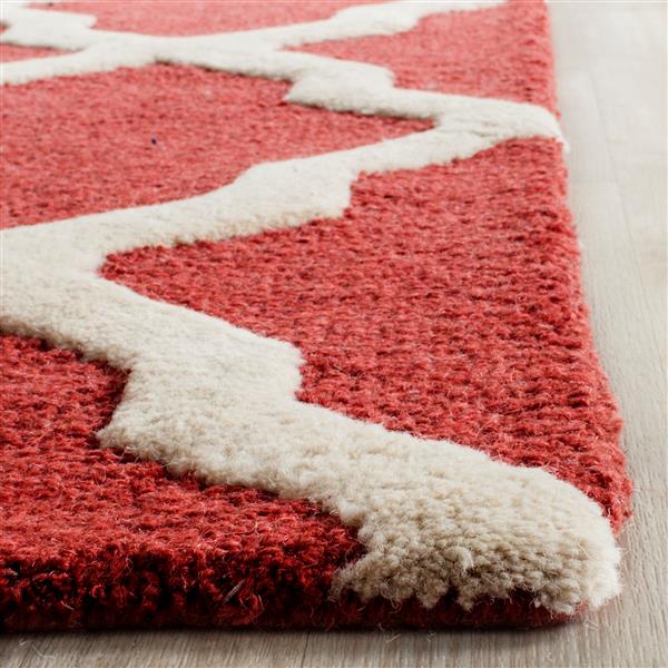 Safavieh Cambridge Trellis Rug - 2.5-ft x 8-ft - Wool - Orange