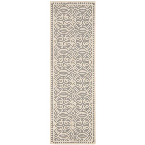 Safavieh Cambridge Abstract Rug 2 5 Ft X 6 Ft Wool Silver CAM123D   330660605 MainImage 001 L 