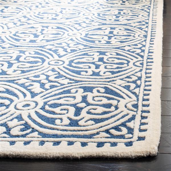 Safavieh Cambridge Abstract Rug - 2.5-ft x 8-ft - Wool - Blue