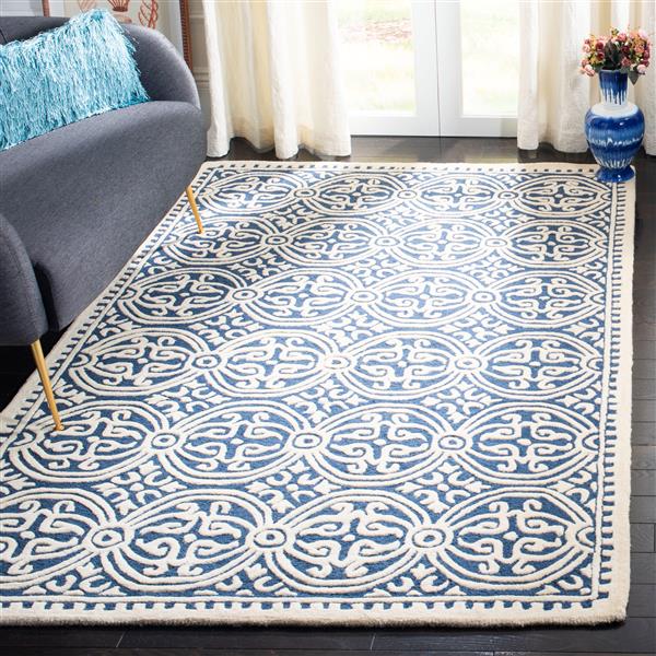 Safavieh Cambridge Abstract Rug - 3-ft x 5-ft - Wool - Blue