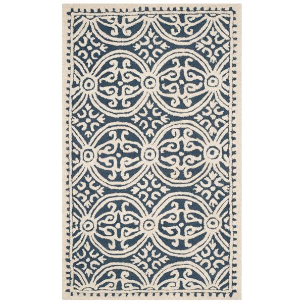 Safavieh Cambridge Abstract Rug - 3-ft x 5-ft - Wool - Blue