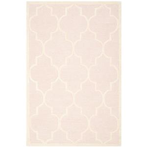 Safavieh Cambridge Trellis Rug - 3-ft x 5-ft - Wool - Light Pink