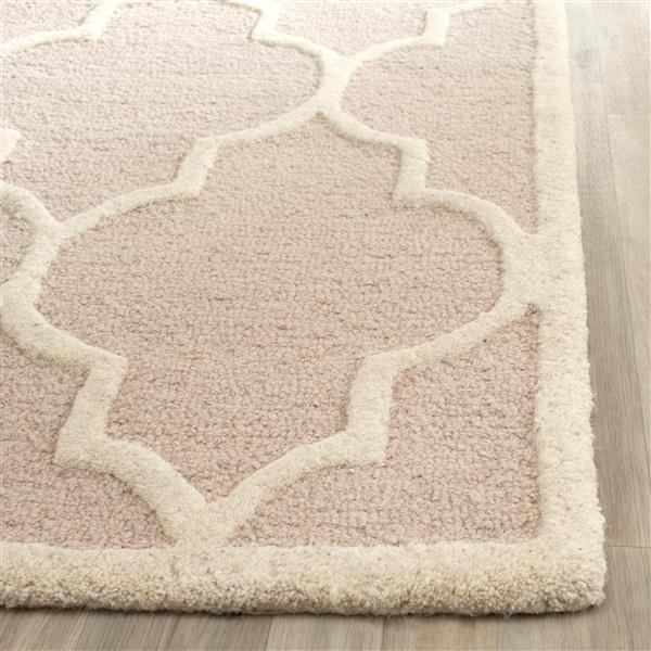 Safavieh Cambridge Trellis Rug - 4-ft x 6-ft - Wool - Beige