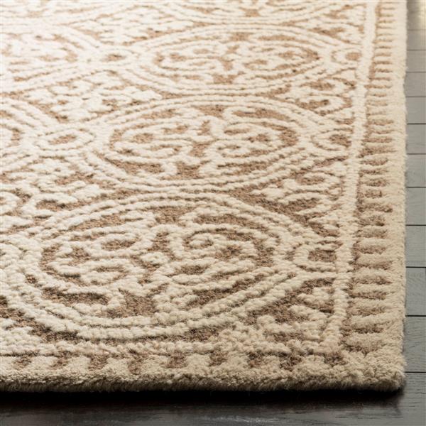 Safavieh Cambridge Geometric Rug - 4-ft x 4-ft - Wool - Brown