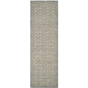 Safavieh Cambridge Geometric Rug - 2.5-ft x 6-ft - Wool - Blue