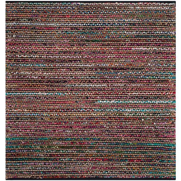 Safavieh Cape Cod Stripe Rug - 4-ft x 4-ft - Jute - Multicolour