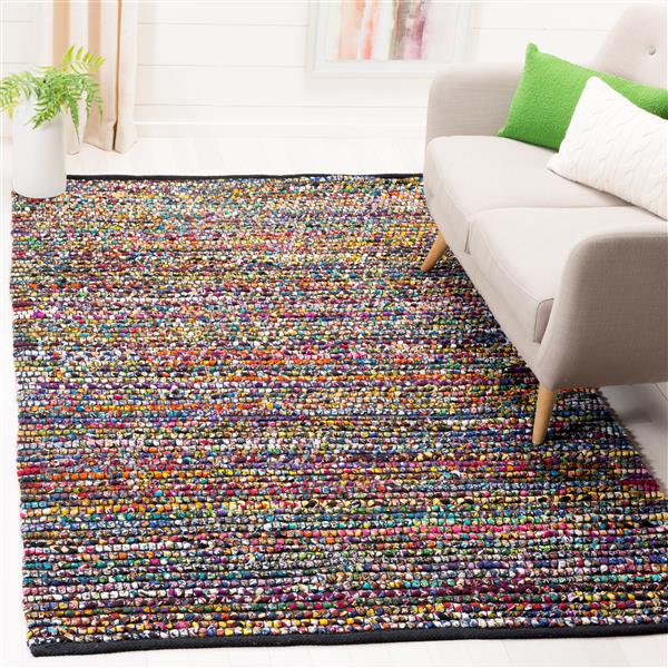 Safavieh Cape Cod Stripe Rug - 4-ft x 4-ft - Jute - Multicolour