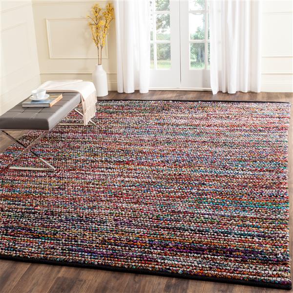 Safavieh Cape Cod Stripe Rug - 4-ft x 4-ft - Jute - Multicolour