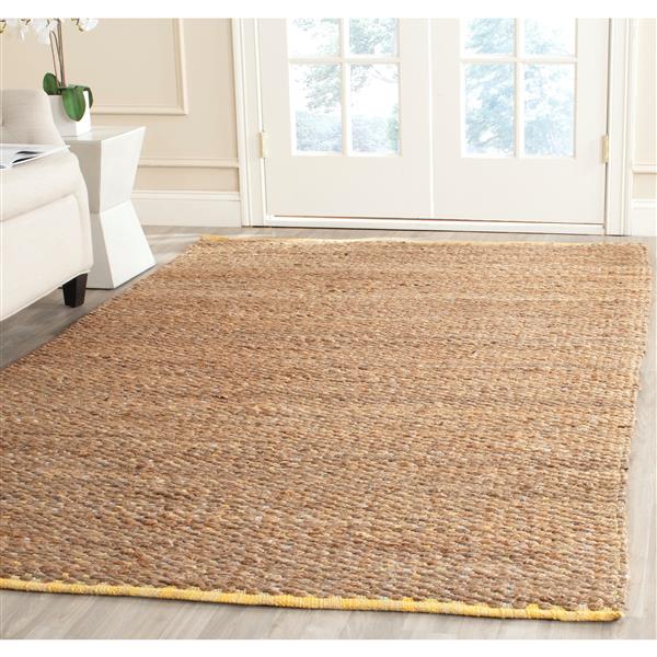 Safavieh Cape Cod Solid Rug - 4-ft x 6-ft - Jute - Beige