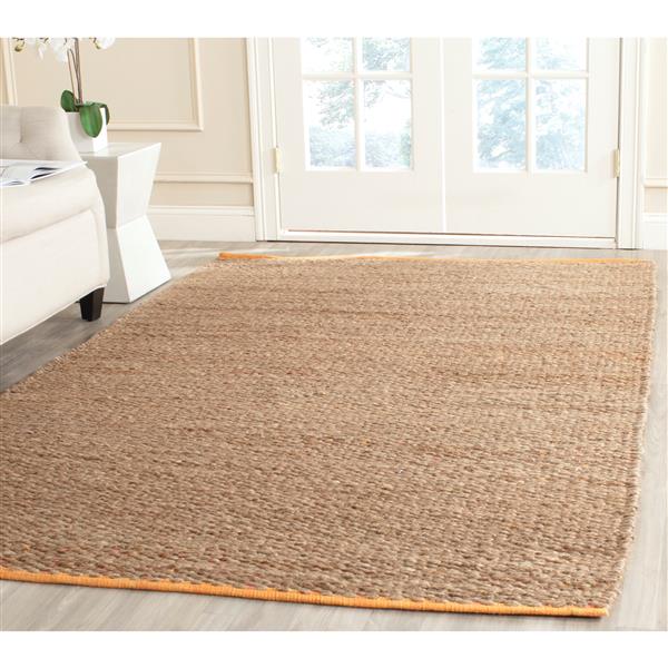 Safavieh Cape Cod Solid Rug - 3-ft x 5-ft - Jute - Beige