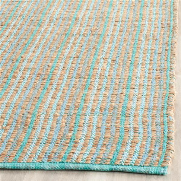 Safavieh Cape Cod Stripe Rug - 3-ft x 5-ft - Jute - Green