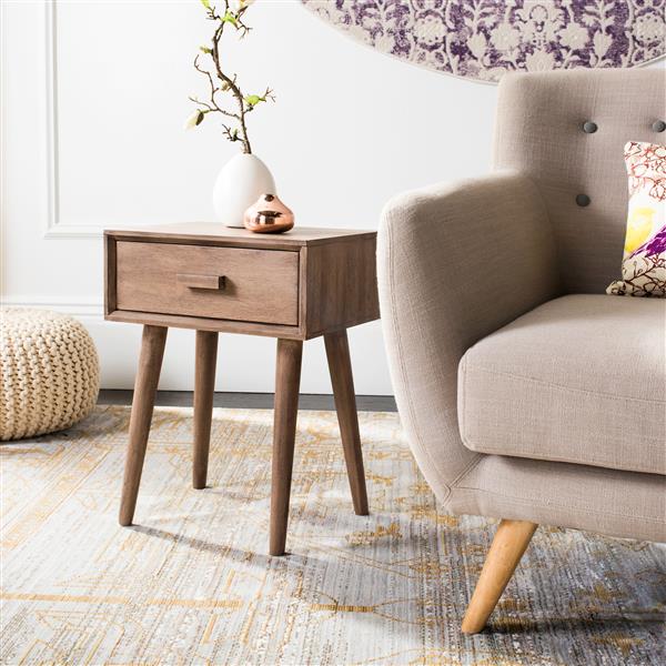 Safavieh Lyle Accent Table - 12 x 21 x 18 - Brown