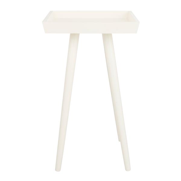 Safavieh Nonie Accent Table - 16-in x 25-in x 8-in- White