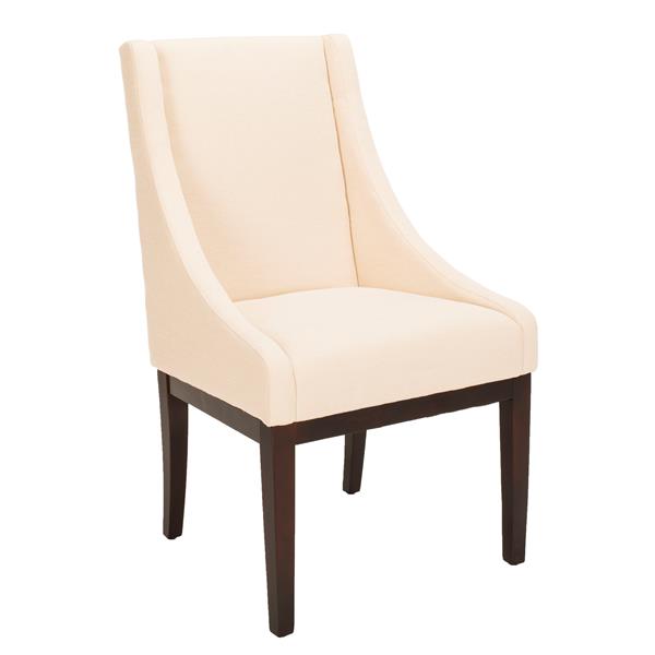 cream colored parsons chairs