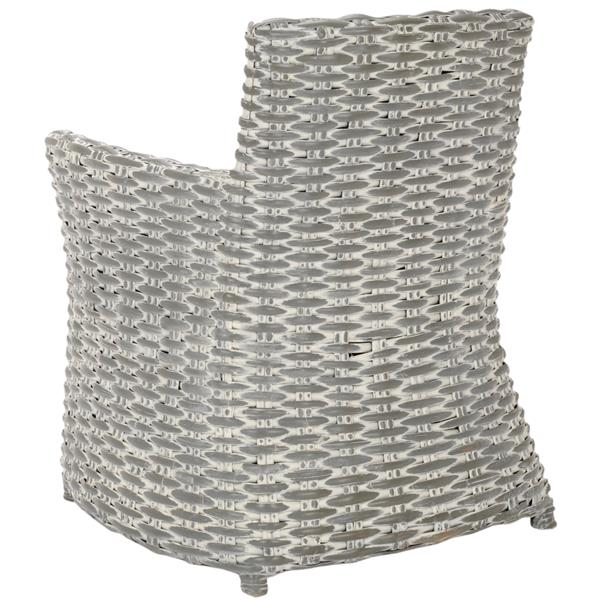 Safavieh Cabana Rattan Arm Chair Grey Fox6500a Rona