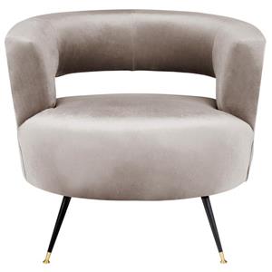 Safavieh Manet Velvet Retro Accent Chair - Grey