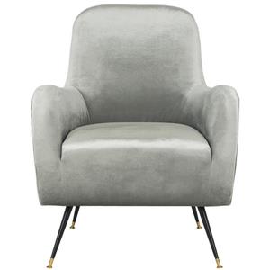 Safavieh Noelle Velvet Retro Accent Chair - Grey