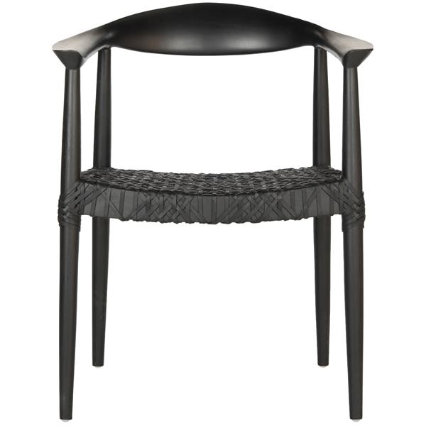 Safavieh Bandelier Arm Chair - Black FOX1003B | RONA