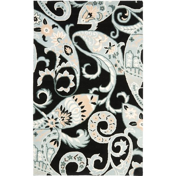 Safavieh Wyndham Rug - 2-ft 5-in x 4-ft - Black