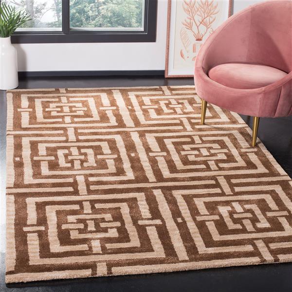 Safavieh Wyndham Square Rug - 7-ft x 7-ft - Brown