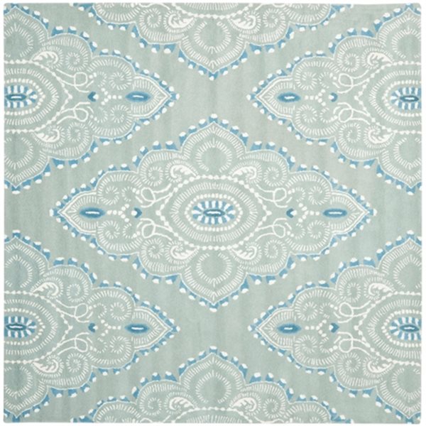 Safavieh Wyndham Square Rug - 7-ft x 7-ft - Blue/Ivory
