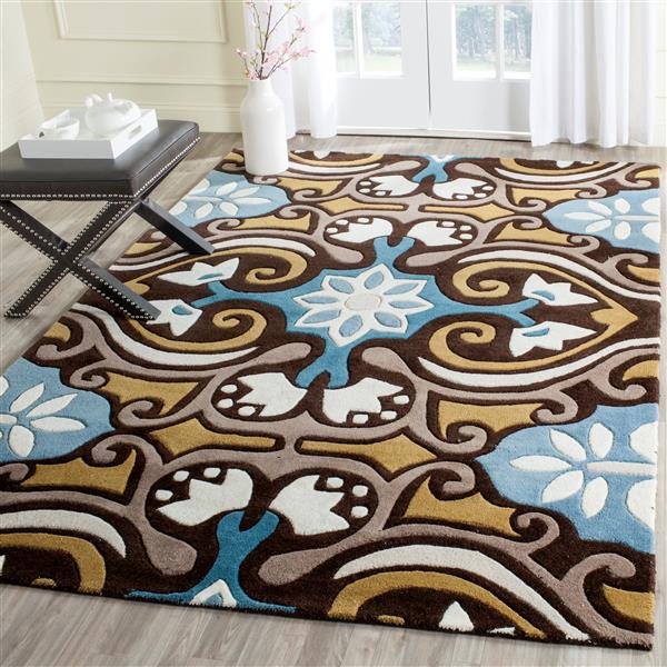 Safavieh Wyndham Rug - 2-ft 5-in x 4-ft - Blue/Ivory