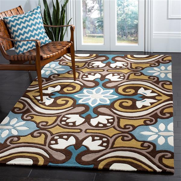 Safavieh Wyndham Rug - 2-ft 5-in x 4-ft - Blue/Ivory