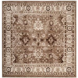 Safavieh Vintage Hamadan Square Rug - 5-ft 3-in x 5-ft 3-in - Taupe