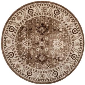 Safavieh Vintage Hamadan Round Rug - 5-ft 3-in x  5-ft 3-in - Taupe