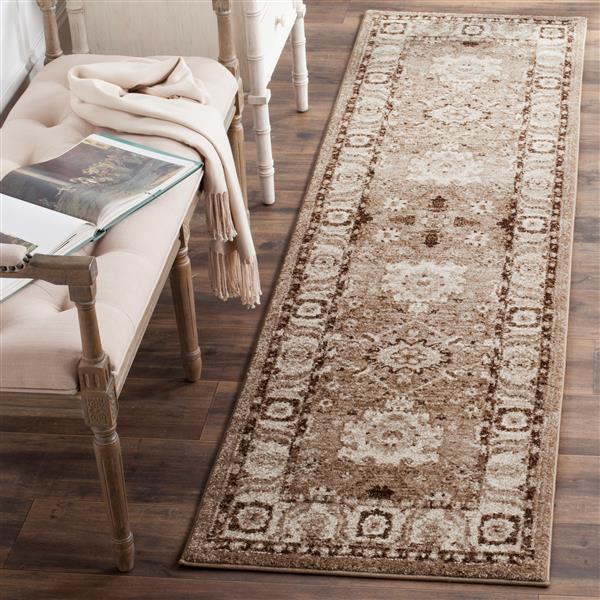 Safavieh Vintage Hamadan Rug - 2-ft 3-in x 12-ft - Taupe