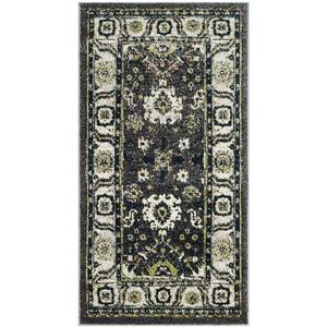 Safavieh Vintage Hamadan Rug - 2-ft x 5-ft - Dark Grey/Ivory