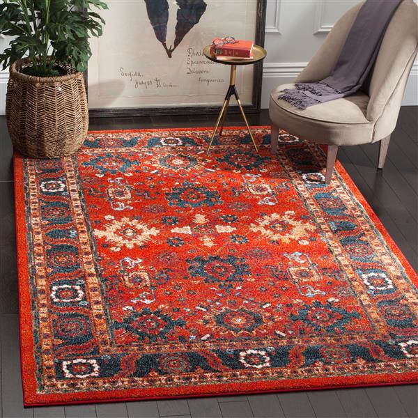 Safavieh Vintage Hamadan Rug - 2-ft 3-in x 4-ft - Orange/Blue