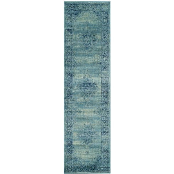Safavieh Vintage Rug - 2-ft 2-in x 8-ft - Turquoise