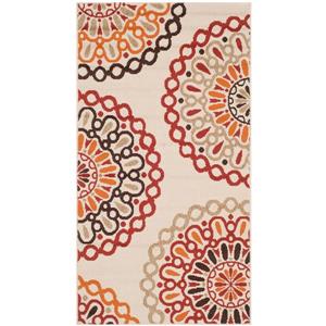 Safavieh Veranda Rug - 4-ft x 5-ft 6-in - Cream/Red