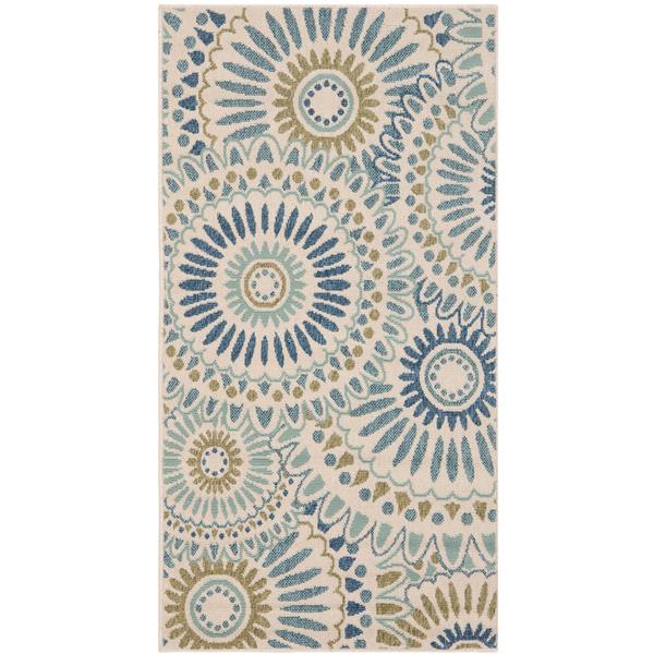 Safavieh Veranda Rug - 2-ft 6-in x 5-ft - Cream/Green