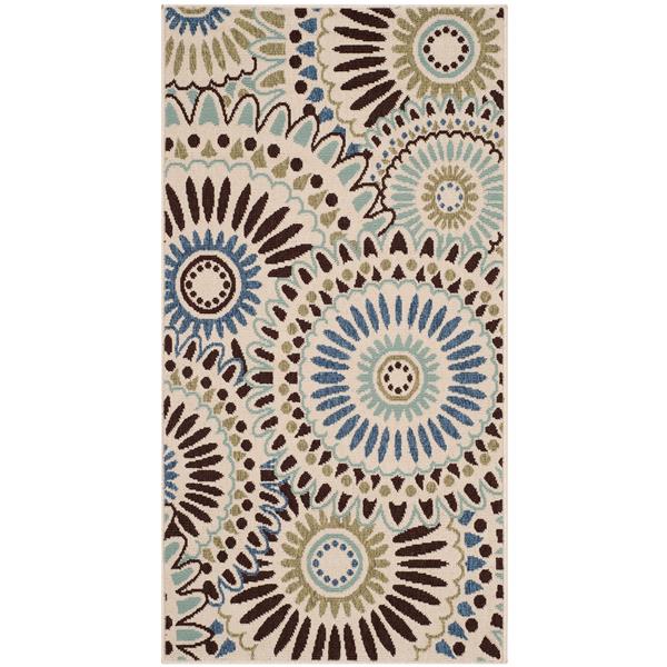 Safavieh Veranda Rug 2ft 6in x 5ft Cream/Blue VER09106123 RONA