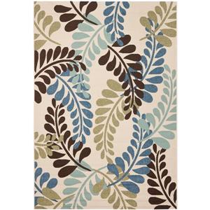 Safavieh Veranda Rug - 4-ft x 5-ft 6-in - Cream/Aqua