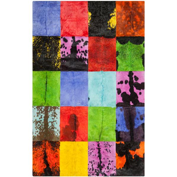 Safavieh Studio Leather Rug - 5-ft x 8-ft - Black