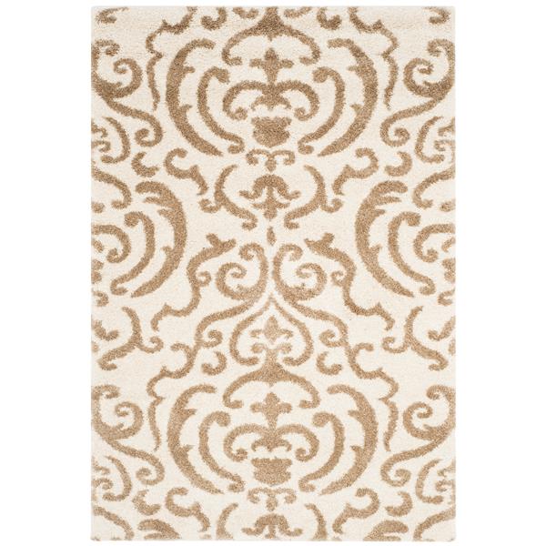 Safavieh Shag Rug - 8-ft 5-in x 12-ft - Cream/Beige