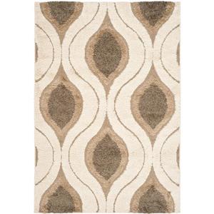 Safavieh Shag Rug - 8-ft 5-in x 12-ft - Cream/Smoke